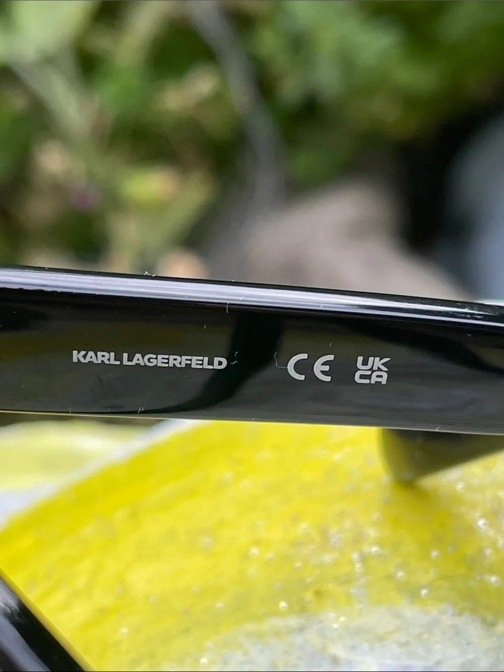 Karl Lagerfeld Glossy Black Cat-Eye Optical Glasses